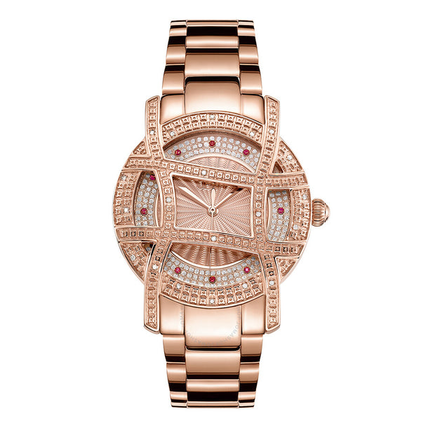 JBW 10 YR Anniversary Women's Olympia 0.20 ctw Diamond 18K Rose Gold-plated  Watch JB-6214-10A - The Watches Men & Co