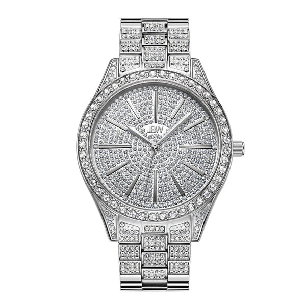 JBW Cristal 0.12 ctw Diamond Stainless Steel Ladies Watch J6346C - The Watches Men & Co