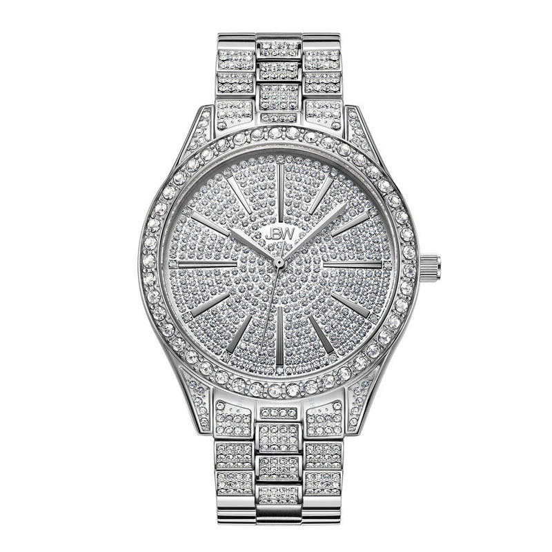 JBW Cristal 0.12 ctw Diamond Stainless Steel Ladies Watch J6346C - The Watches Men & Co
