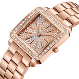 JBW Cristal 28 Jewelry Set Rose Gold-tone Dial Ladies Watch J6387-SetB - The Watches Men & Co #3