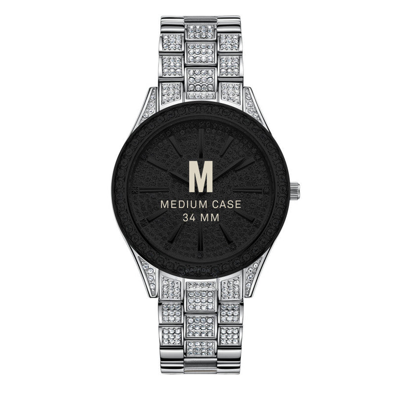 JBW Cristal 34 Quartz Diamond Silver Dial Ladies Watch J6383C - The Watches Men & Co #5