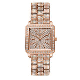 JBW Cristal Quartz Diamond Crystal Rose Dial Ladies Watch J6386B - The Watches Men & Co