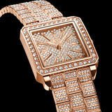 JBW Cristal Quartz Diamond Crystal Rose Dial Ladies Watch J6386B - The Watches Men & Co #5