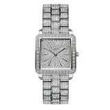 JBW Cristal Quartz Diamond Crystal Silver Dial Ladies Watch J6386C - The Watches Men & Co