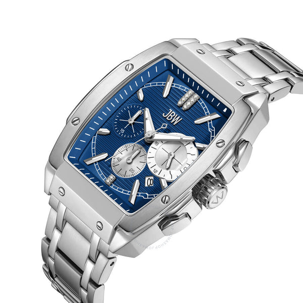 JBW Echelon Collection Chronograph Automatic Blue Dial Men's Watch J6409D - The Watches Men & Co #2