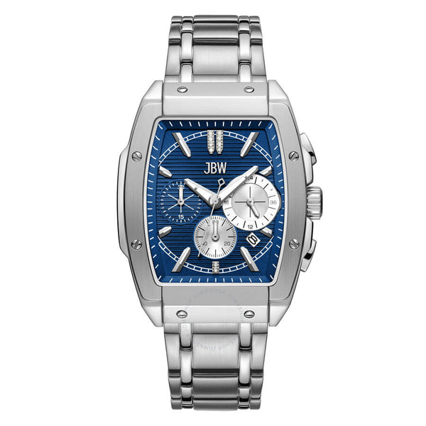 JBW Echelon Collection Chronograph Automatic Blue Dial Men's Watch J6409D - The Watches Men & Co