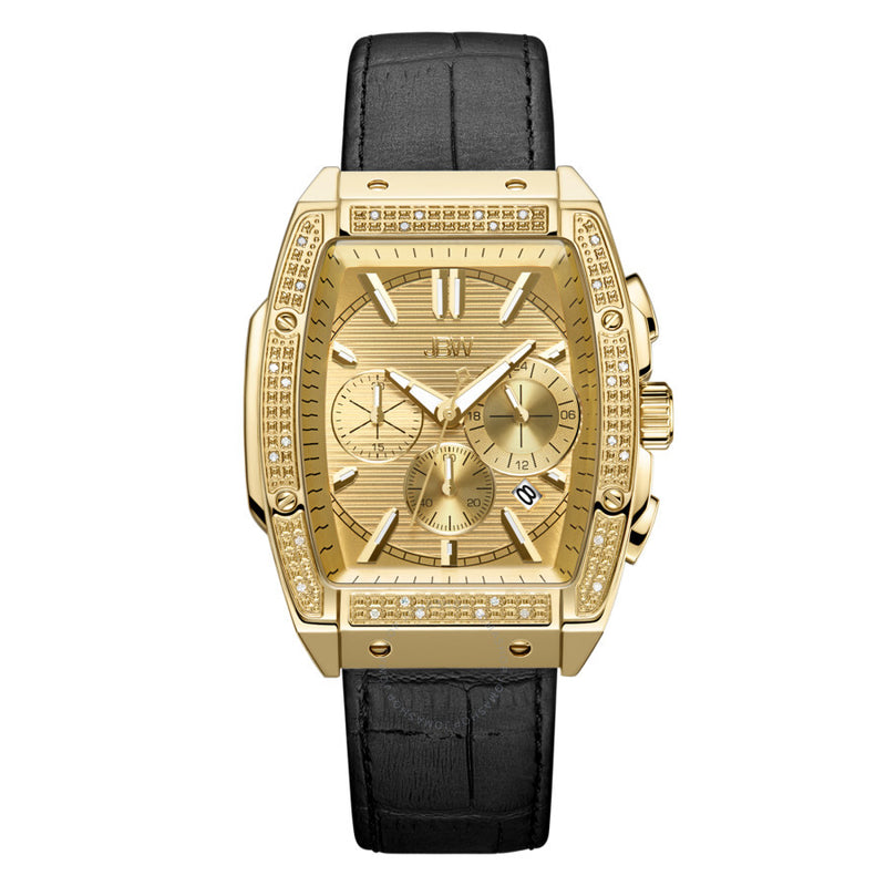 JBW Echelon Quartz Diamond Gold Dial Men's Watch J6379E - The Watches Men & Co