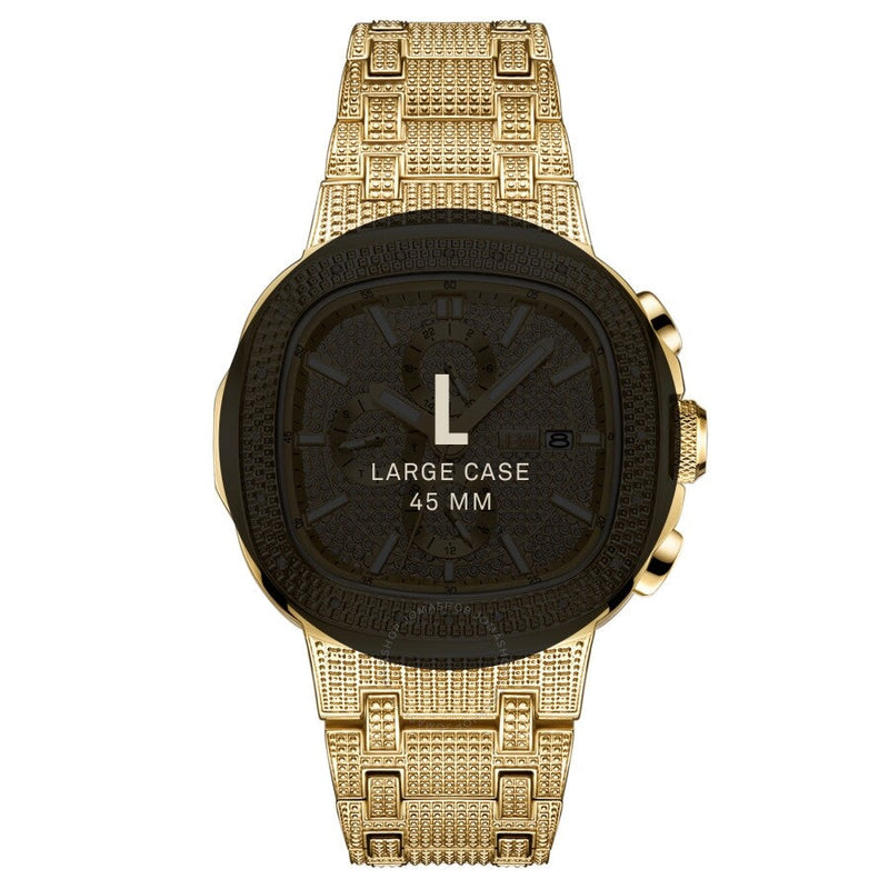 JBW Heist Quartz Diamond Gold Dial Men's Watch J6380A - The Watches Men & Co #5