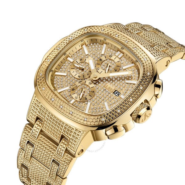 JBW Heist Quartz Diamond Gold Dial Men's Watch J6380A - The Watches Men & Co #2