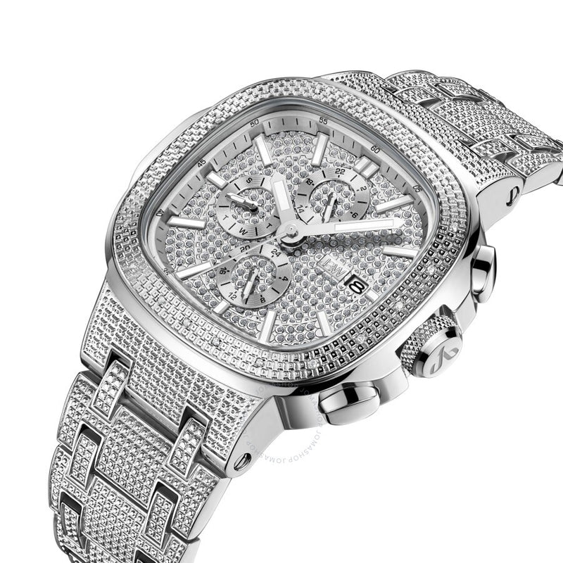 JBW Heist Quartz Diamond Silver Dial Men's Watch J6380D - The Watches Men & Co #2