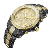 JBW Jet Setter Champagne Crystal Pave Dial Men's Watch JB-6213-D - The Watches Men & Co #2