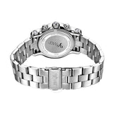 JBW Laurel Silver Multi-Function Diamond Dial Steel Bracelet Ladies Watch J6330B - The Watches Men & Co #3