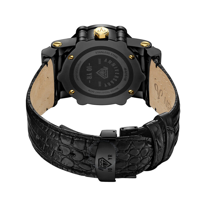 JBW Men's 10 YR Anniversary Phantom 1.96 ctw Diamond & Chronograph Watch JB-6215-10B - The Watches Men & Co #3