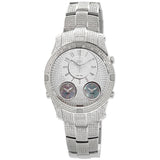 JBW Men's Jet Setter III 1.18 ctw Diamond Stainless Steel Watch J6348B - The Watches Men & Co