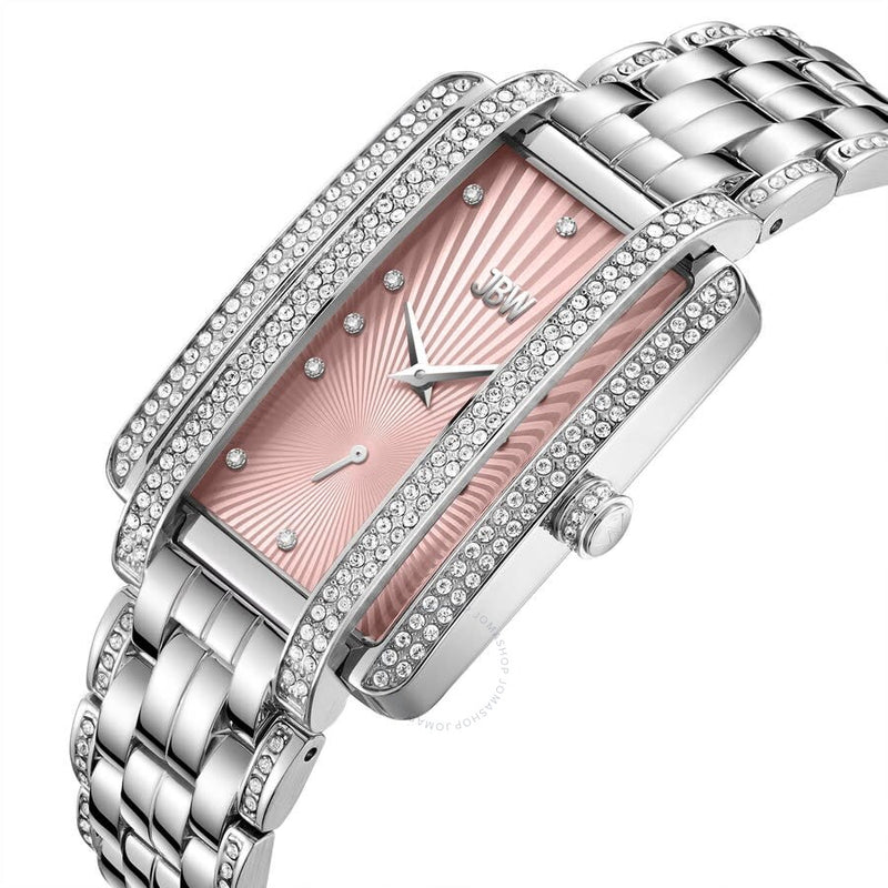 JBW Mink Collection Automatic Diamond Pink Dial Ladies Watch J6358H - The Watches Men & Co #2