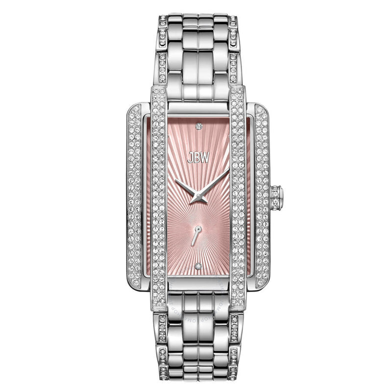 JBW Mink Collection Automatic Diamond Pink Dial Ladies Watch J6358H - The Watches Men & Co