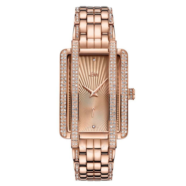 JBW Mink Rose Dial 18kt Rose Gold-plated Ladies Watch J6358C - The Watches Men & Co