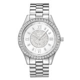 JBW Mondrian Silver Diamond Dial Stainless Steel Ladies Watch J6303A - The Watches Men & Co