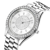 JBW Mondrian Silver Diamond Dial Stainless Steel Ladies Watch J6303A - The Watches Men & Co #2