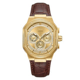 JBW Orion Collection GMT Automatic Gold Dial Men's Watch J6408B - The Watches Men & Co