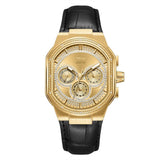 JBW Orion Collection GMT Automatic Gold Dial Men's Watch J6408D - The Watches Men & Co