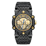 JBW Phantom Chronograph Quartz Diamond Black Dial Men's Watch JB-6215-200-C - The Watches Men & Co