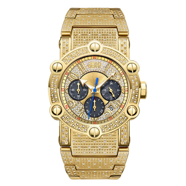 JBW Phantom Chronograph Quartz Diamond Men's Watch JB-6215-200-A - The Watches Men & Co