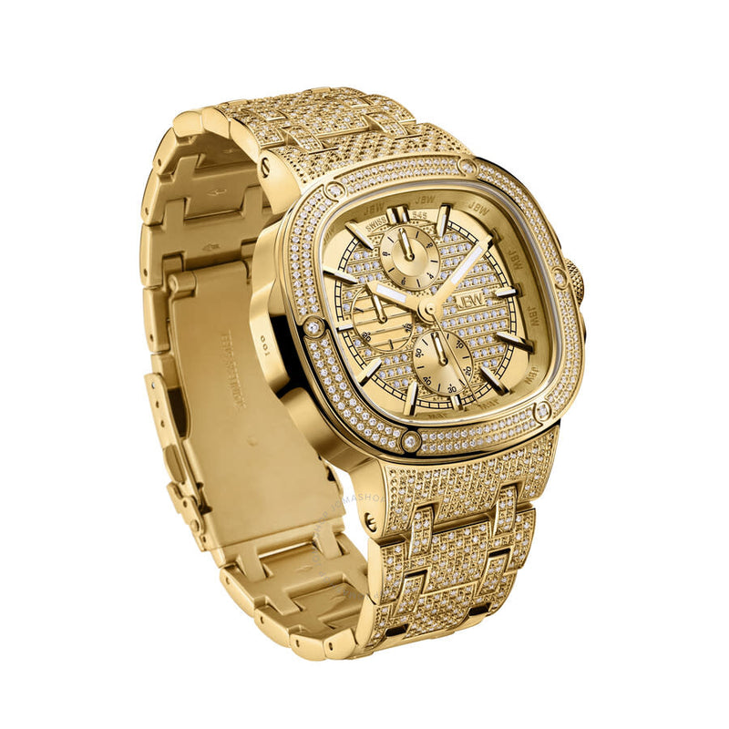 JBW Platinum Series Chronograph Gold-tone Dial Men's Watch PS545A - The Watches Men & Co #5