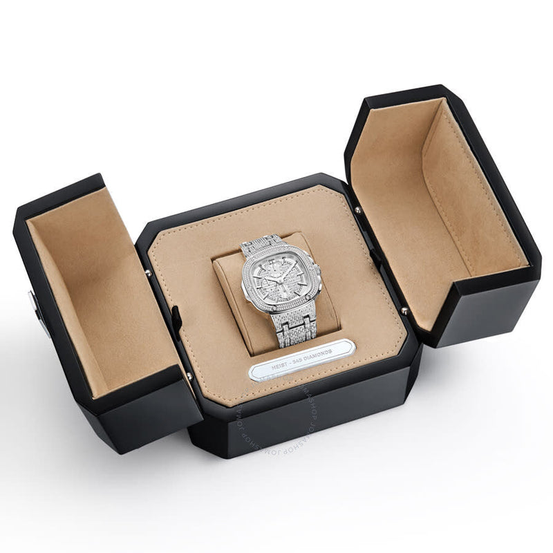 JBW Platinum Series Chronograph Silver-tone Dial Men's Watch PS545B#PS545B - The Watches Men & Co #6