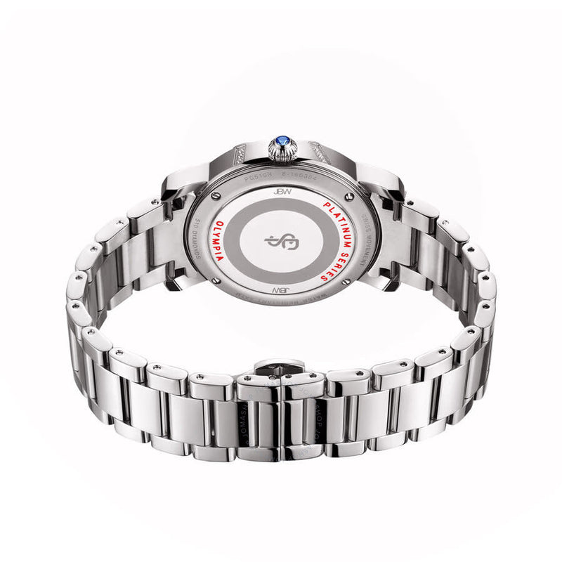 JBW Platinum Series Diamond Silver-tone Dial Ladies Watch PS510B - The Watches Men & Co #4
