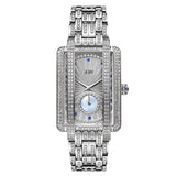 JBW Platinum Series Diamond Silver-tone Dial Ladies Watch PS505B - The Watches Men & Co