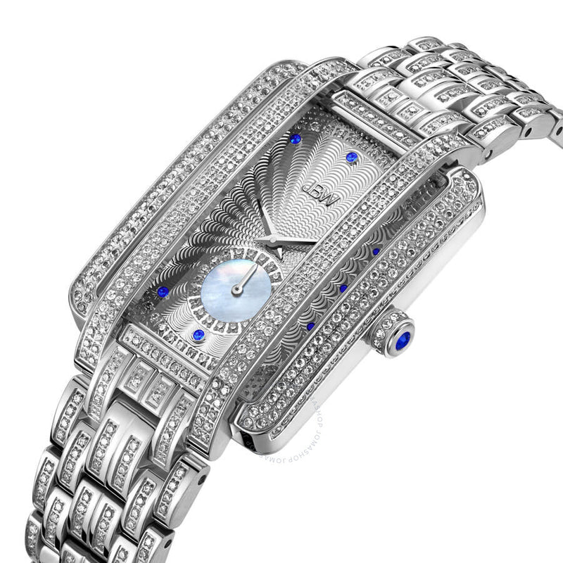 JBW Platinum Series Diamond Silver-tone Dial Ladies Watch PS505B - The Watches Men & Co #2