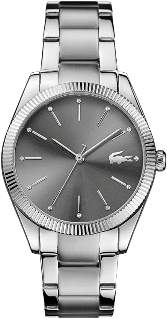 Lacoste 2001081 women's watch with grey dial and stainless steel bracelet