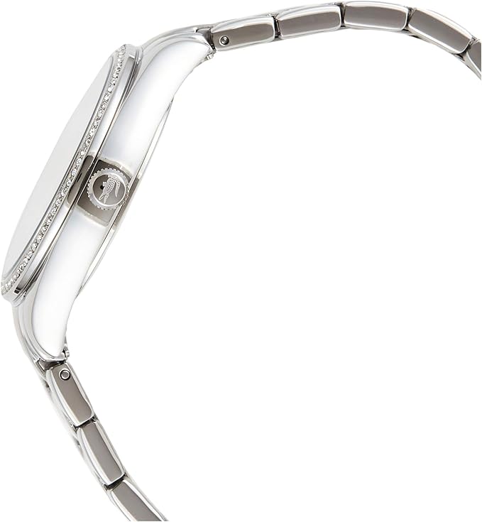 Side profile view of Lacoste 2001083 watch showing case depth and bezel