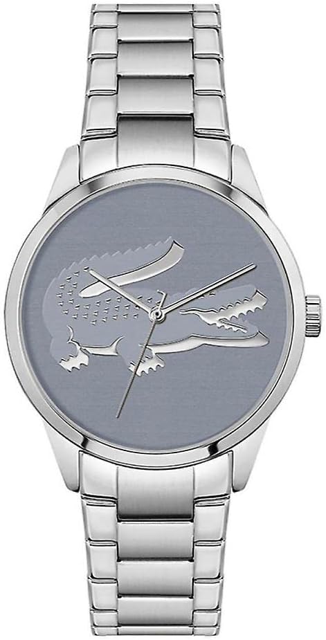 Lacoste women's watch with gray dial and stainless steel bracelet strap