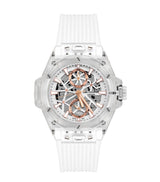 Lee Cooper Men’s 44 MM White Analog Silicone Watch – LC07975.333 - Watch