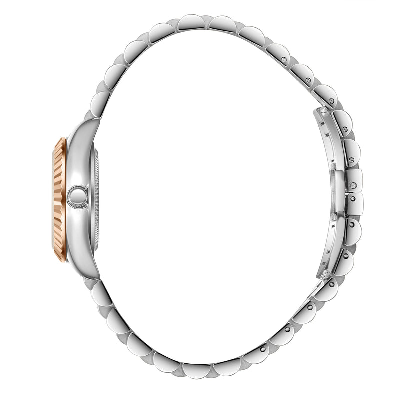 Lee Cooper Women’s 28 MM Dual Tone Analog Metal Strap Watch – LC07956.570 - Watch