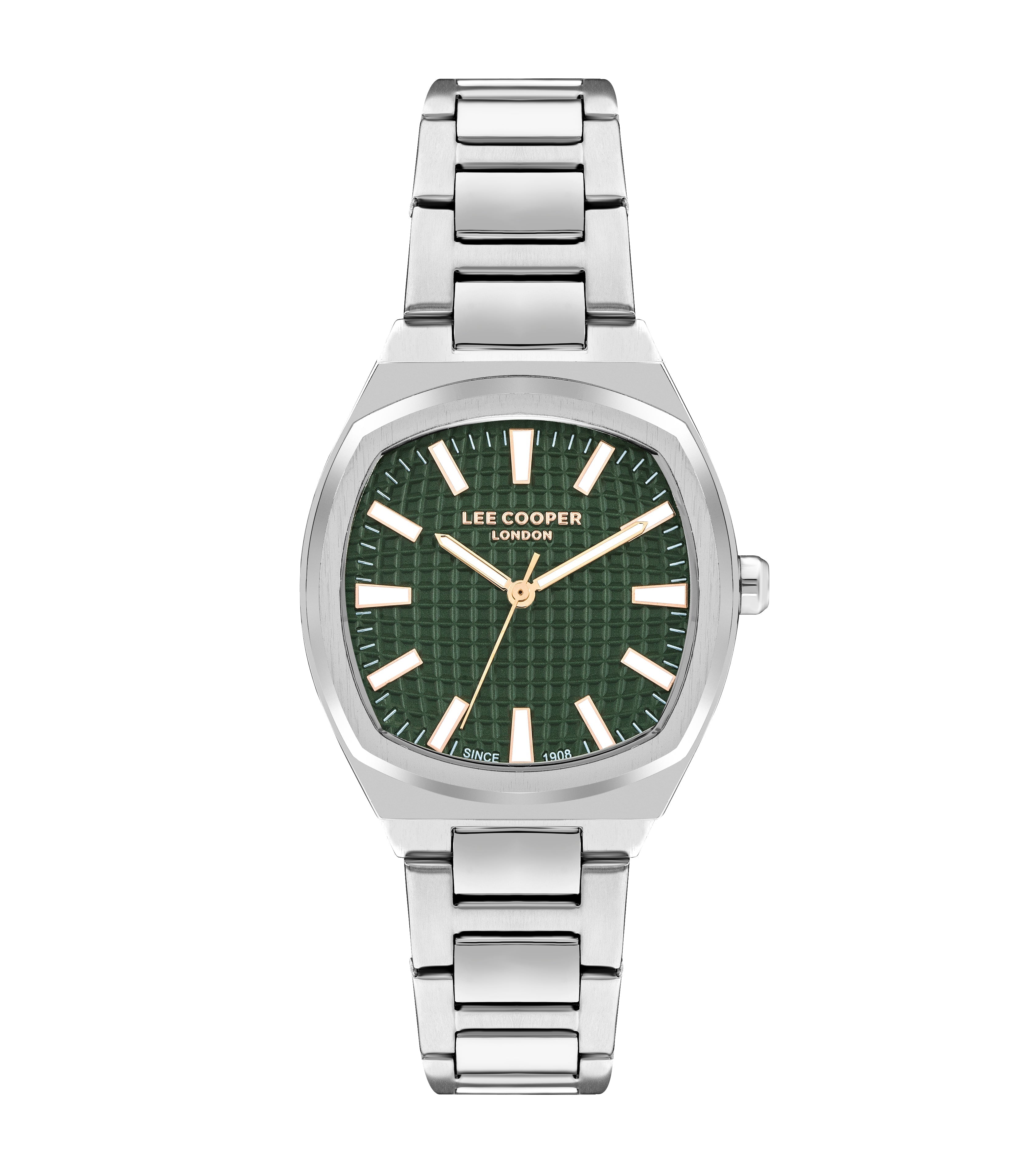 Lee Cooper Women’s 33MM Silver Analog Green Dial Watch – LC07985.370 - Watch