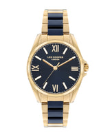Lee Cooper Women’s 34 MM Gold Analog Navy Blue Dial Watch – LC07873.270 - Watch