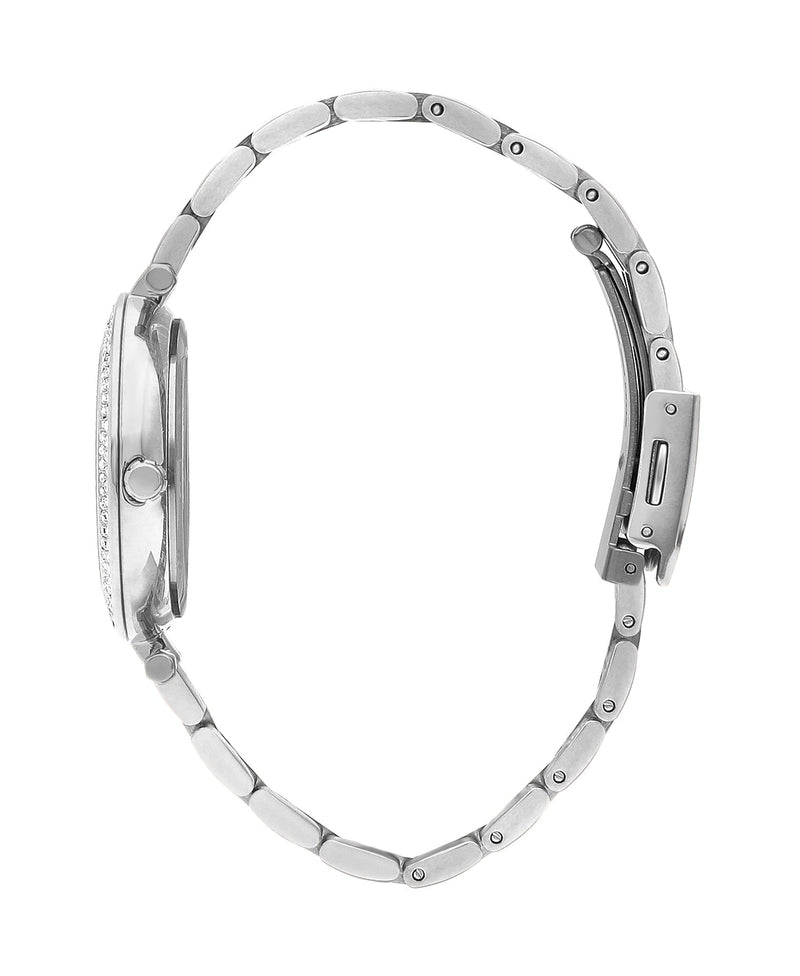 Lee Cooper Women’s 34 MM Silver Analog Blue Dial Watch – LC07864.390 - Watch