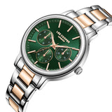 Lee Cooper Women’s 35 MM Silver & Rose Gold Analog Stainless Steel Watch - Watch