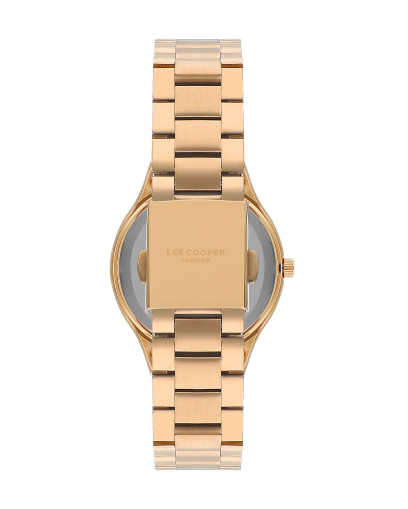 Lee Cooper Women’s 35 MM Super Metal Rose Gold Watch – LC07874.430 - Watch
