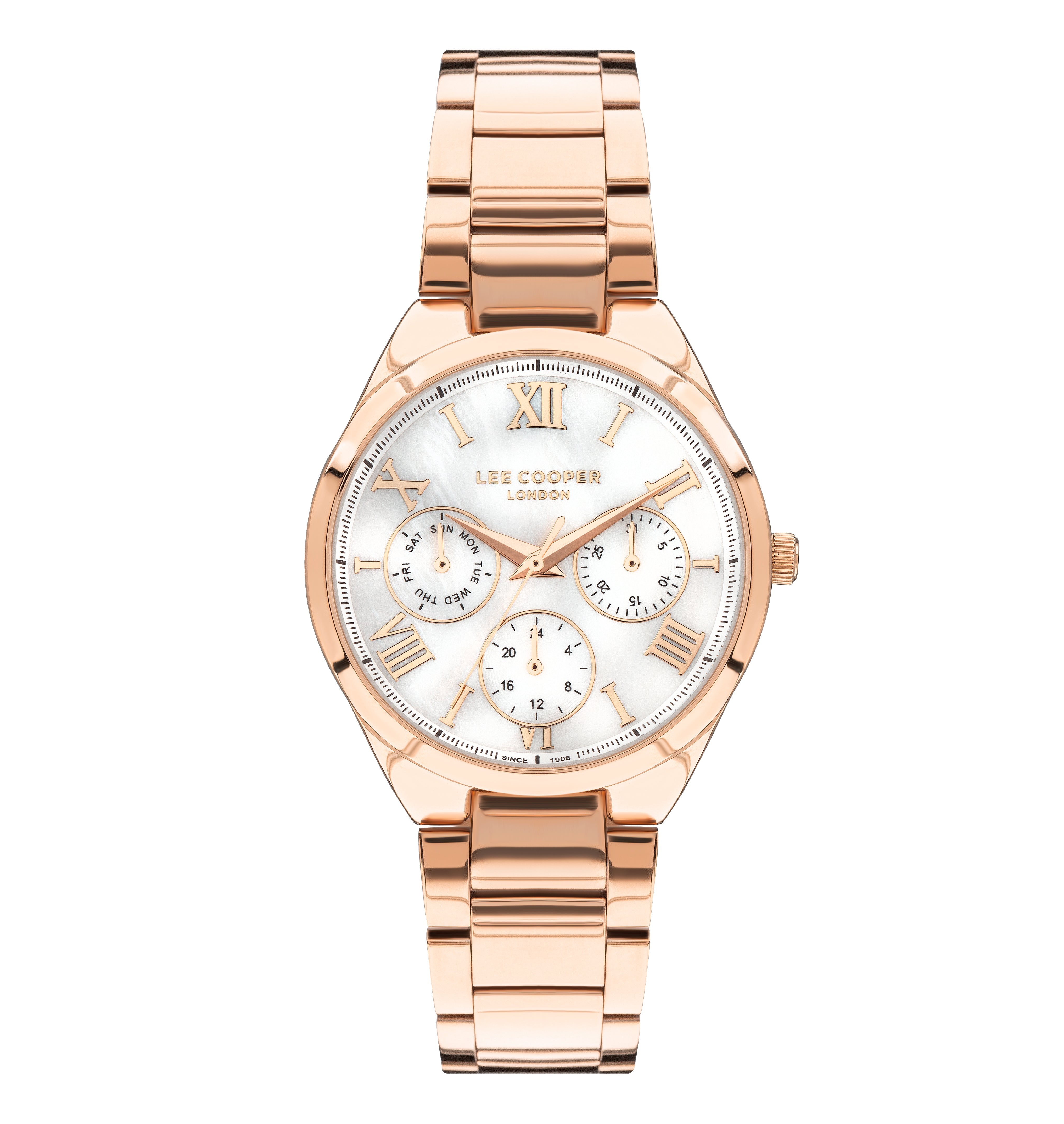 Lee Cooper Women’s Multi Function White Mop Dial Watch – LC07456.420 - Watch