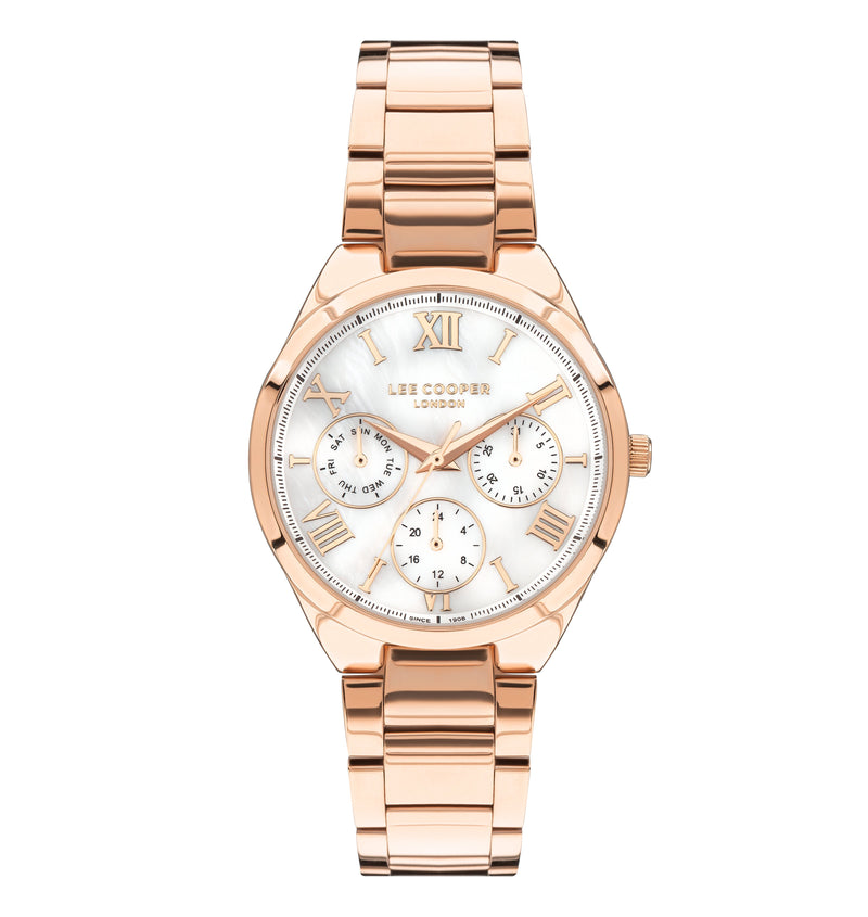 Lee Cooper Women’s Multi Function White Mop Dial Watch – LC07456.420 - Watch
