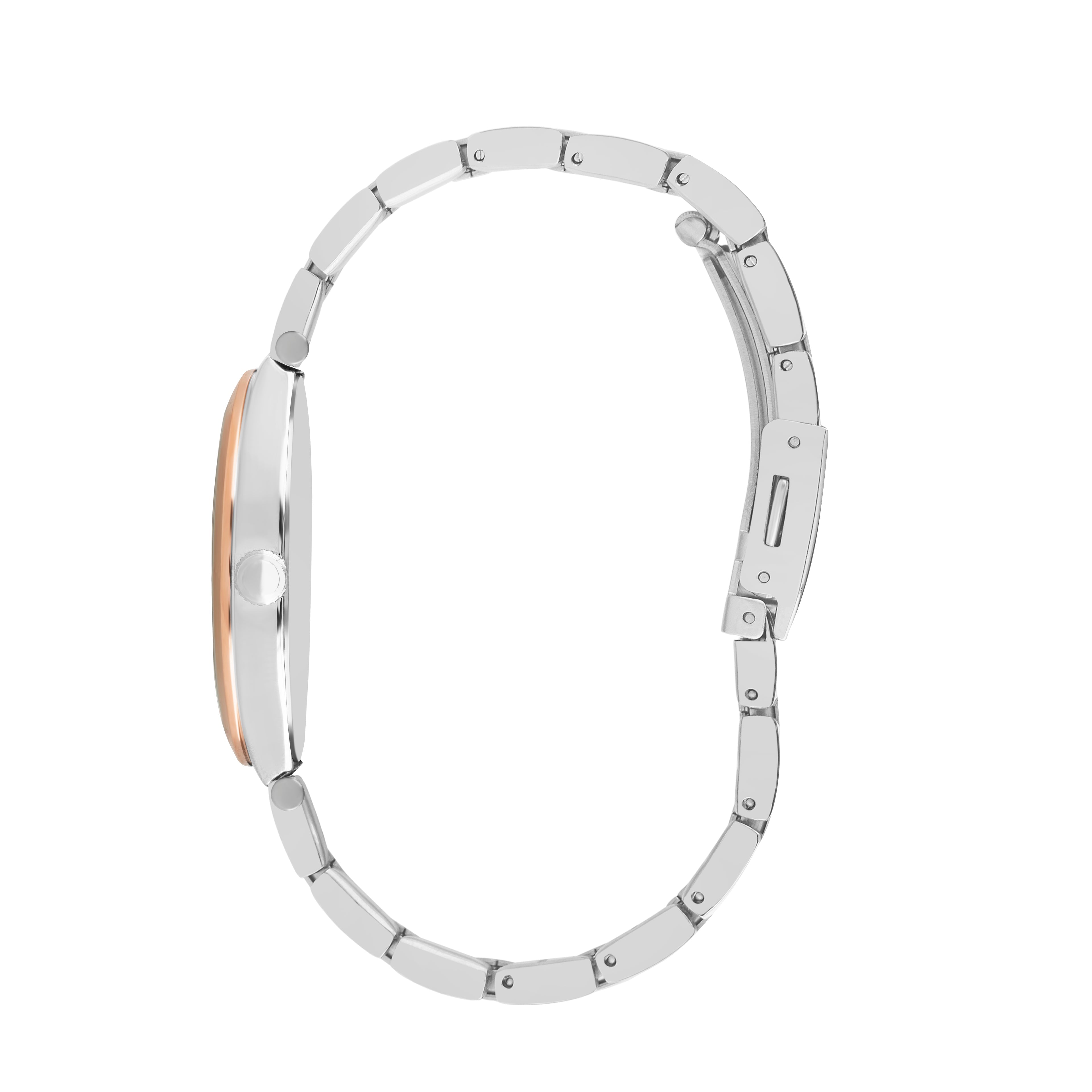 Lee Cooper Women’s Silver Dial Analog Metal Strap Watch – LC07440.520 - Watch