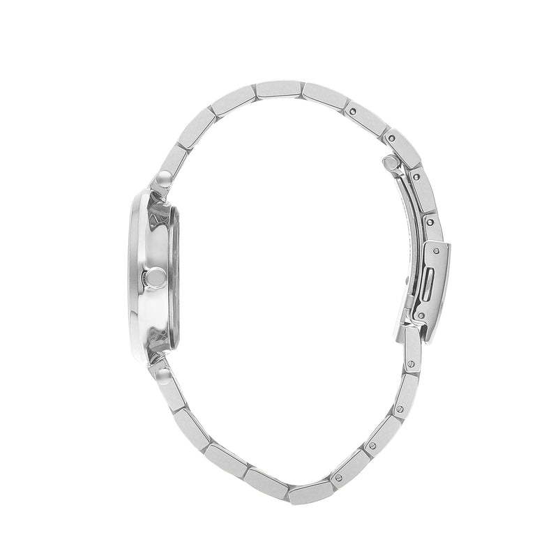 Lee Cooper Women’s Silver & Rose Gold Analog Stainless Steel Strap Watch – LC07591.530 - Watch