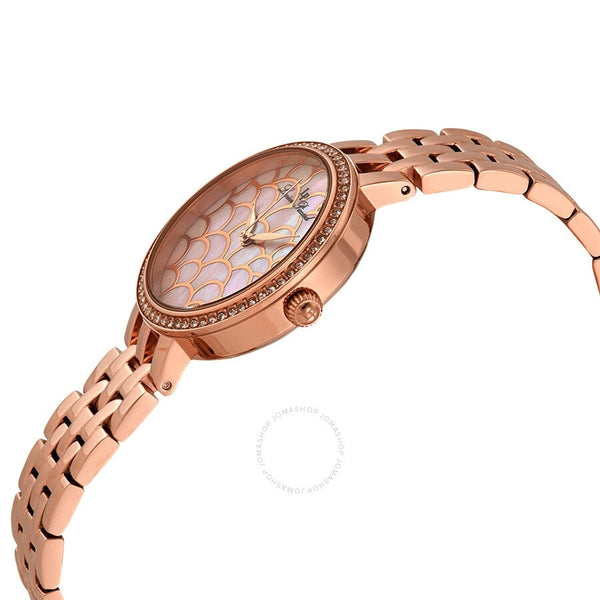 Lucien Piccard Ava Pink Dial Ladies Watch LP-28022-RG-99MOP - The Watches Men & Co #2