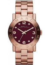 Marc By Marc Jacobs Amy Brown Women’s Rose Gold Classic Watch MBM8618 - Watch