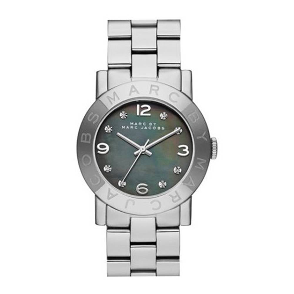 Marc by Marc Jacobs Amy women's watch with grey dial and crystal hour markers