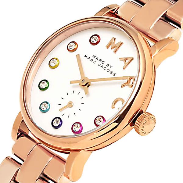 Marc By Marc Jacobs Baker Dexter White Dial Ladies Dress Watch MBM3443 - Watch